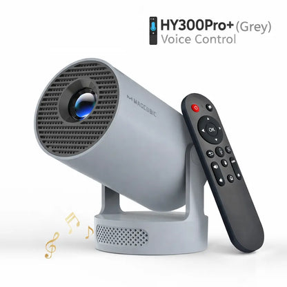 [US Warehouse] Magcubic Hy300Pro Projector 290ANSI Android 14.0 Dual Wifi6 8K 4K Decode Auto Keystone Correction Wireless BT5.4 130"Screen 1280*720P Built-In Speaker Allwinner H726 180° Rotatable Mini Portable Home Cinema Outdoor Audio Gift