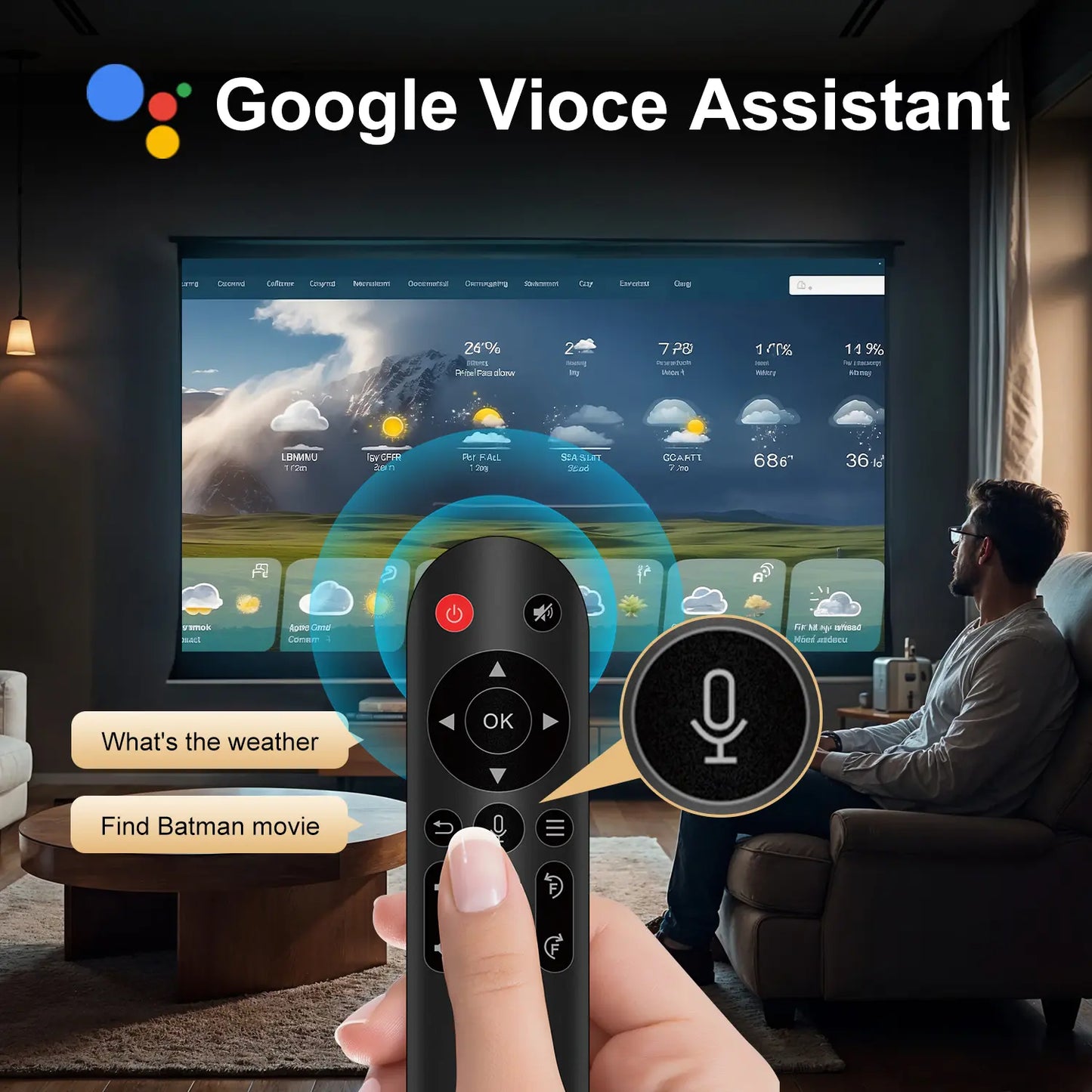 [US Warehouse] Magcubic Auto Focus HY310 Projector 330ANSI Google Assistant 8K Decode Native 1080P BT5.4 WIFI6 Android 14 Built-In Speaker Allwinner H726 180° Flexible 130"Screen 60Hz Reflash Home Cinema Mini Portable Projector Wireless Local