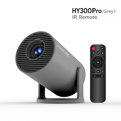 [US Warehouse] Magcubic Hy300Pro Projector 290ANSI Android 14.0 Dual Wifi6 8K 4K Decode Auto Keystone Correction Wireless BT5.4 130"Screen 1280*720P Built-In Speaker Allwinner H726 180° Rotatable Mini Portable Home Cinema Outdoor Audio Gift